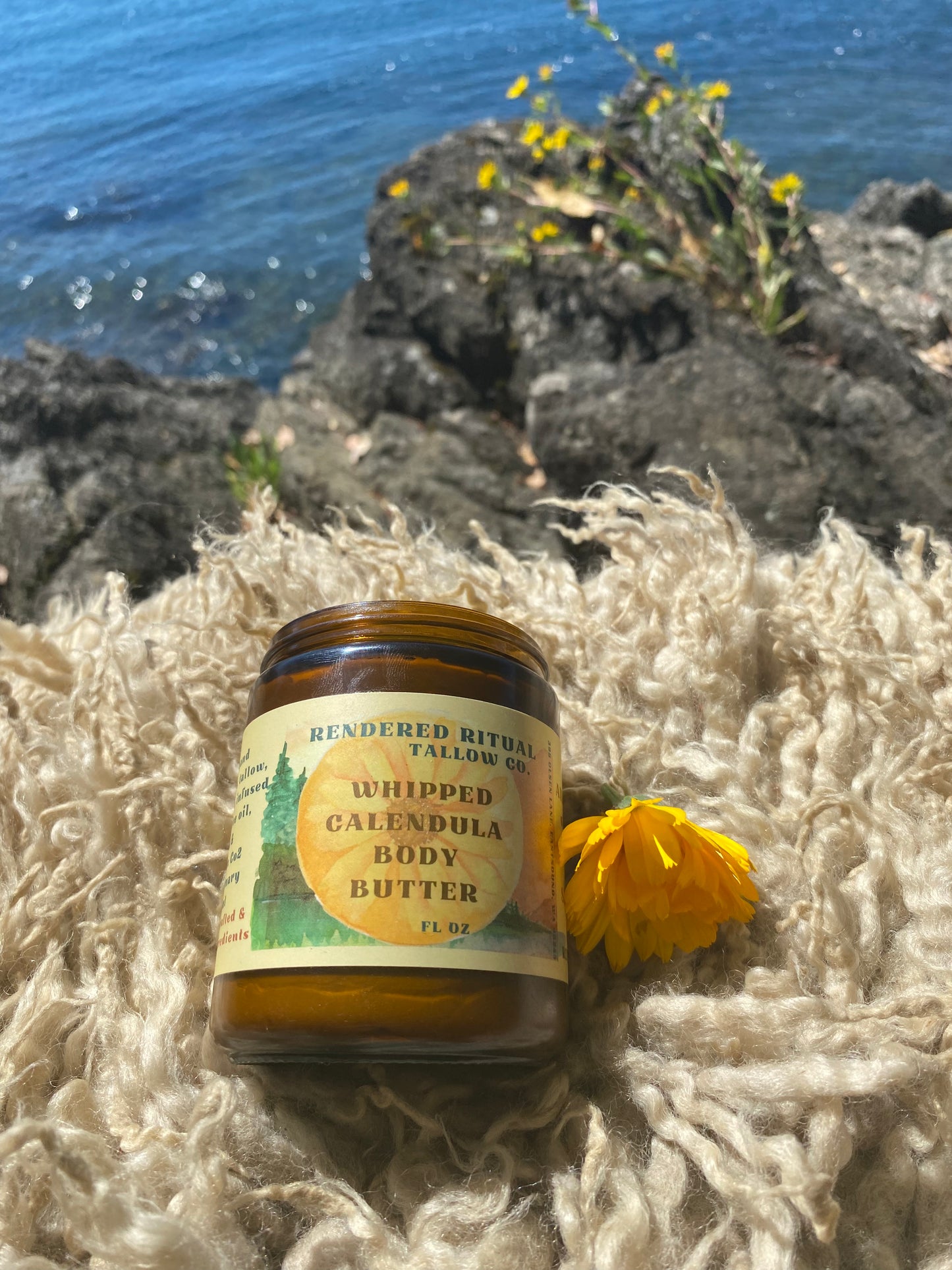 Whipped Tallow Body Butter- Calendula
