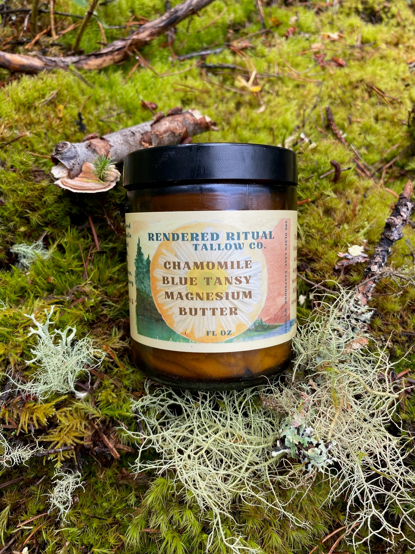 Magnesium Tallow Body Butter - Chamomile & Blue Tansy